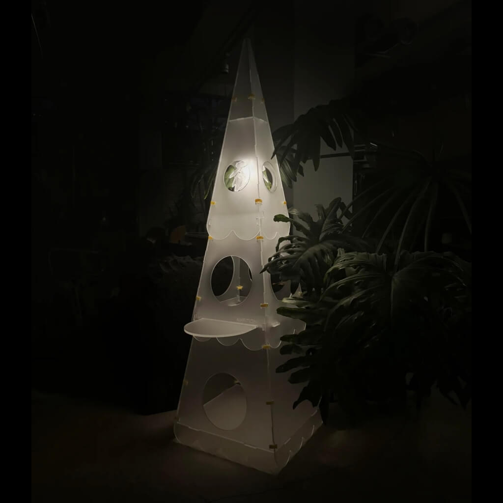 Lighthouse floor lamp top
