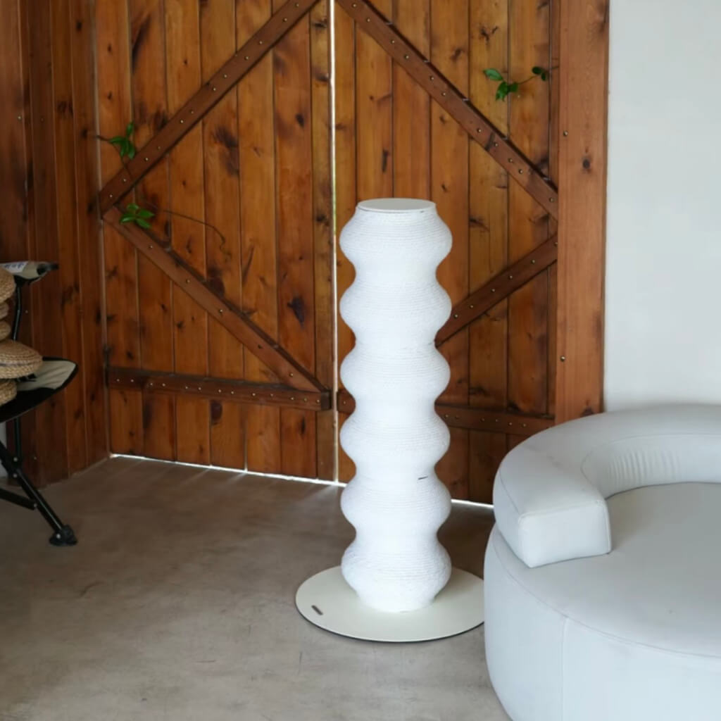 Natural wood scratching post store