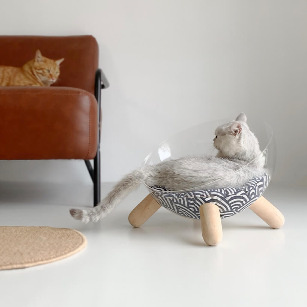 The Moonlight Nest - Spacious Cat Bed with Modern Design - Pewos