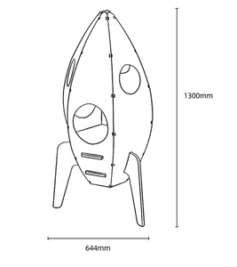 Rocket Cat Tower | Modern Cat Tress with Minimalist Design