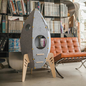 Rocket Cat Tower Modern Cat Tree with Minimalist Design