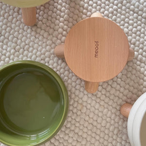Gulu Ceramic Pet Bowl - Pine Green