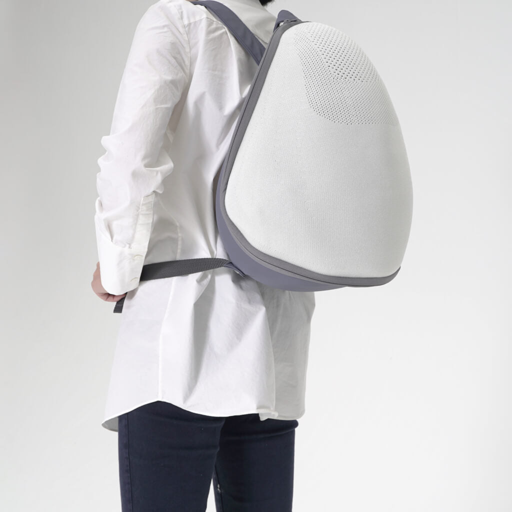 Extra-light Cat Travel Backpack - worn by a person, showing comfortable wearability.