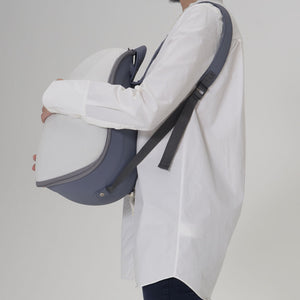 Extra-light Cat Travel Backpack - White+Grey
