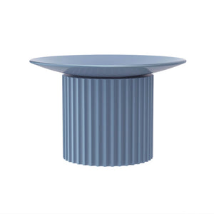 purrre Teeth Party Pet Bowl - Airy Blue in modern flat design view.
