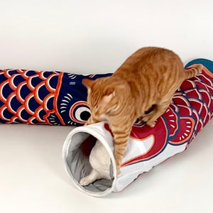 Koi-Fish Self-entertainment Cat Tunnel - L95cm