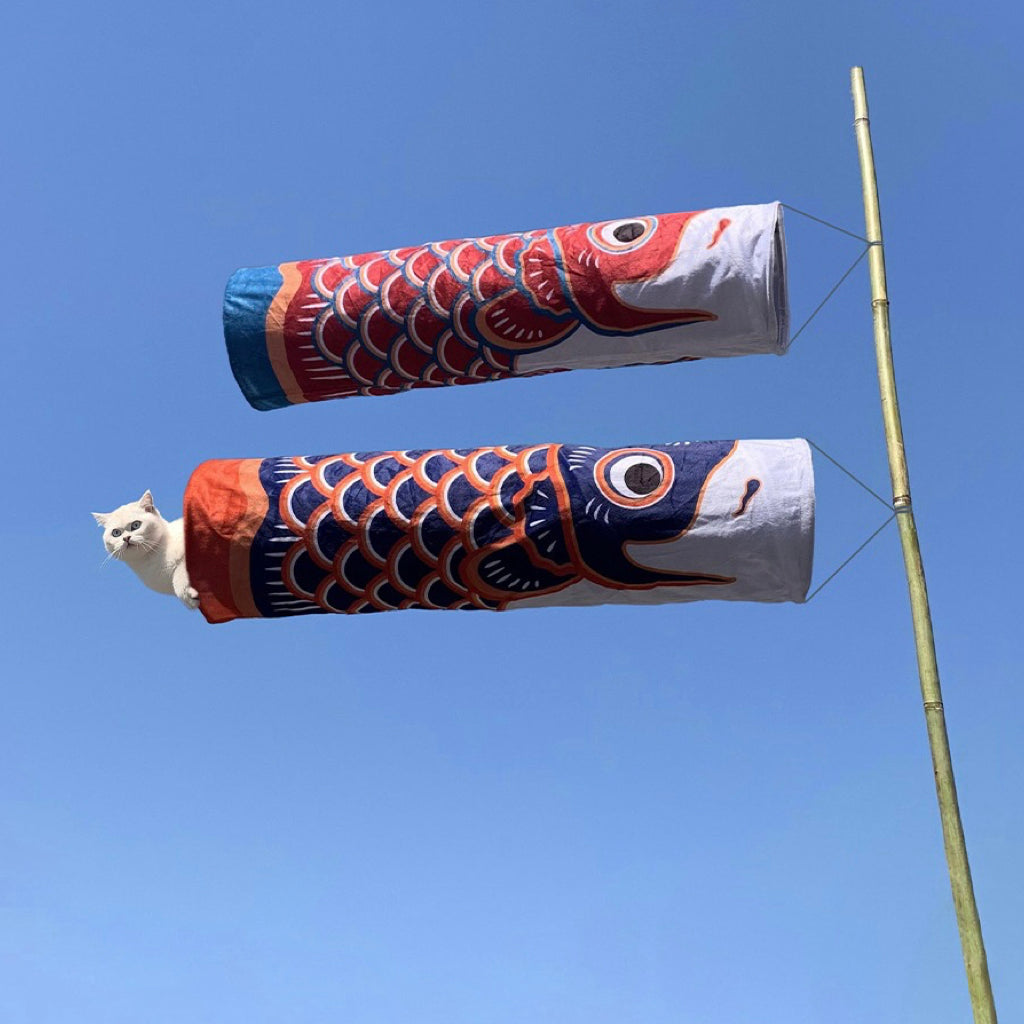 Koi-Fish Self-entertainment Cat Tunnel - L95cm