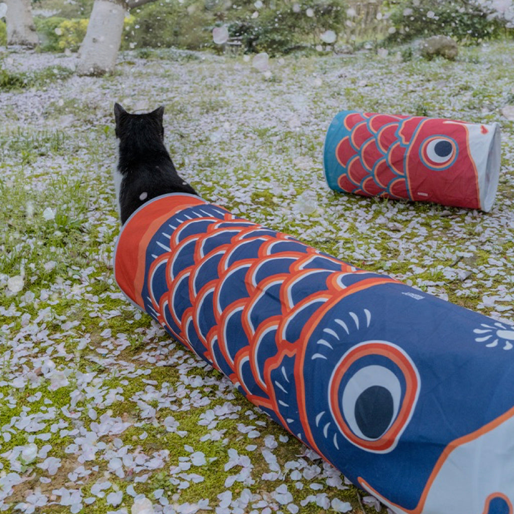 Koi-Fish Self-entertainment Cat Tunnel - L95cm