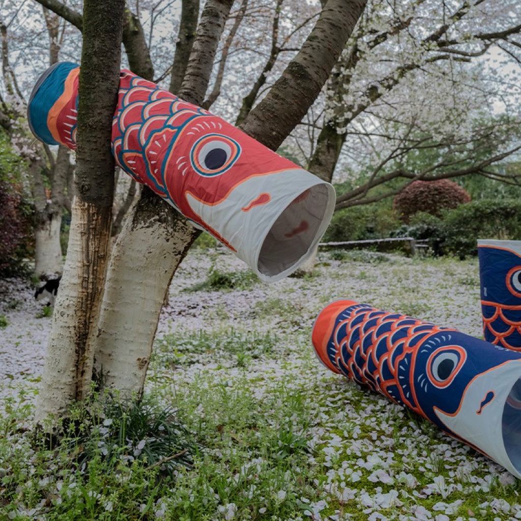 Koi-Fish Self-entertainment Cat Tunnel - L95cm