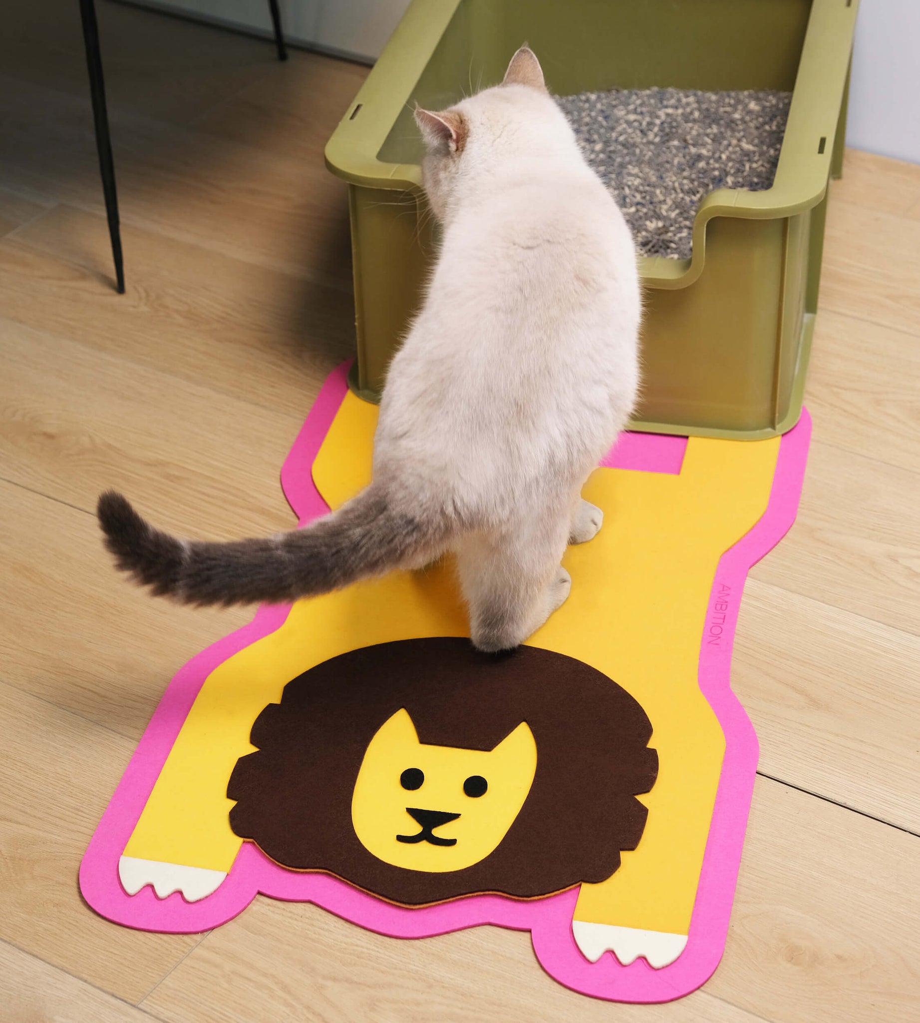 Playful Animal Design Cat Litter Mat / Home Floor Mat