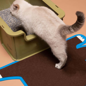 Playful Animal Design Cat Litter Mat / Home Floor Mat