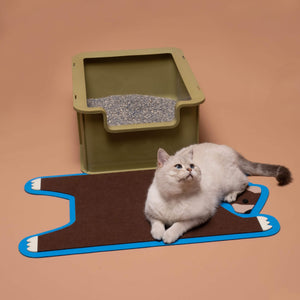 Playful Animal Design Cat Litter Mat / Home Floor Mat