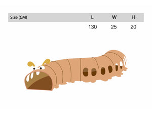 Design Cat Felt Tunnel Toy Size Info by Ambition