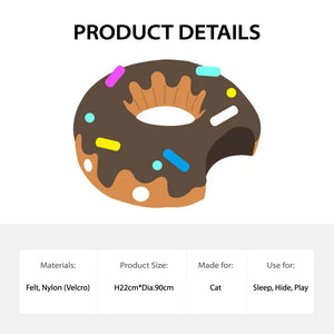 Design Donut Cat Hideaway & Tunnel Toy