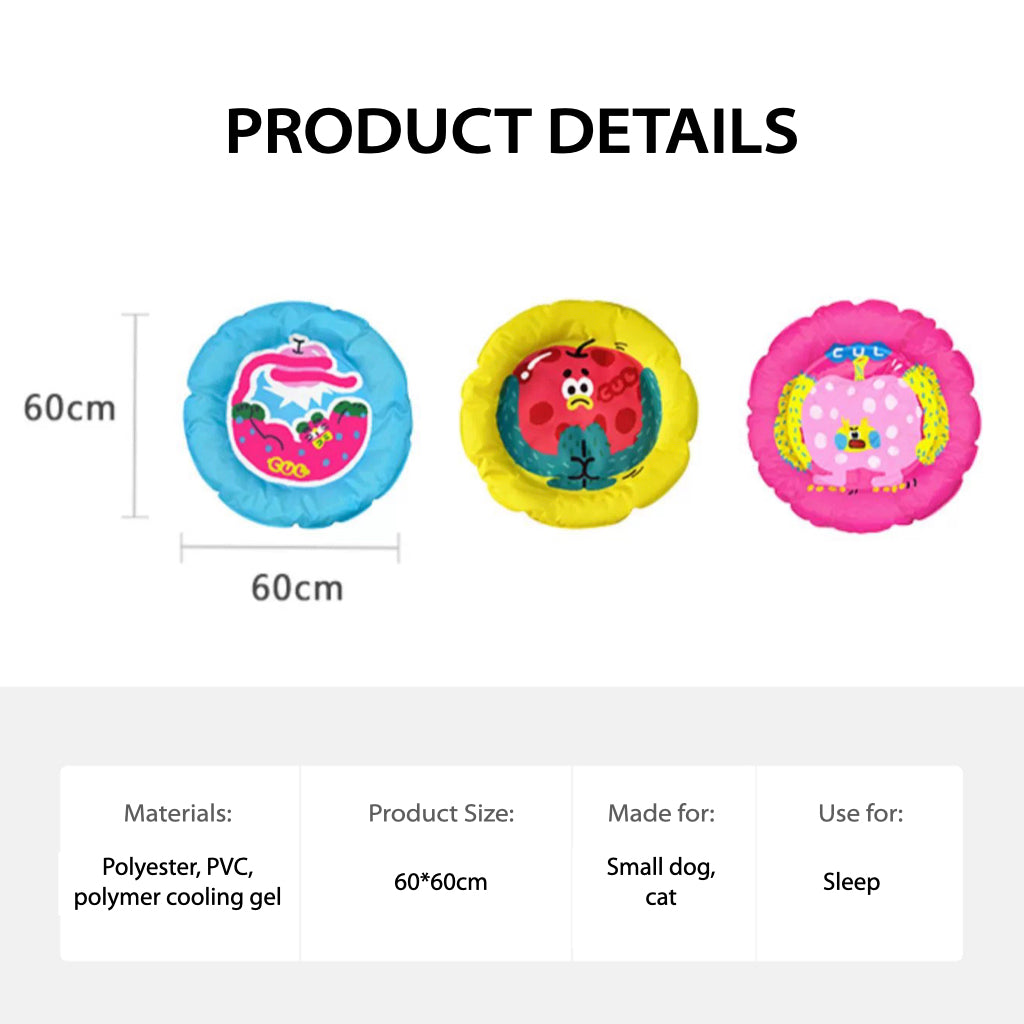 Circular Pet Cooling Bed