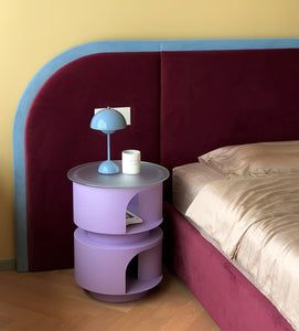 Design Cat Cave and Side Table, Cat Furniture, Lilac Purple Side Table by Happia