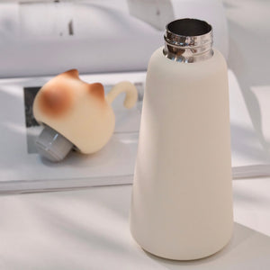 Cat Insulated Water Bottle – Leakproof Travel Thermos – Pewos