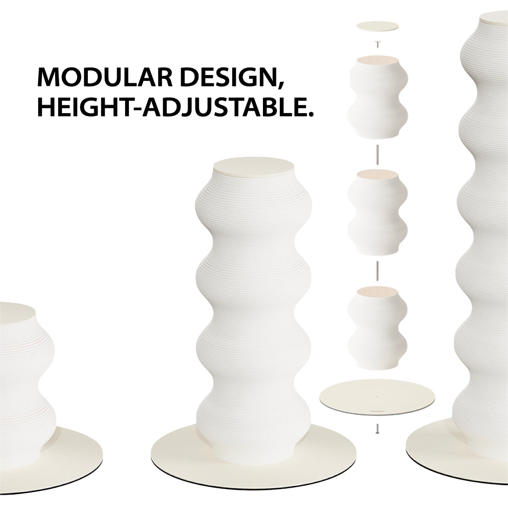 Coral Scratcher | Minimalist Design Wavy Scratching Post - Black