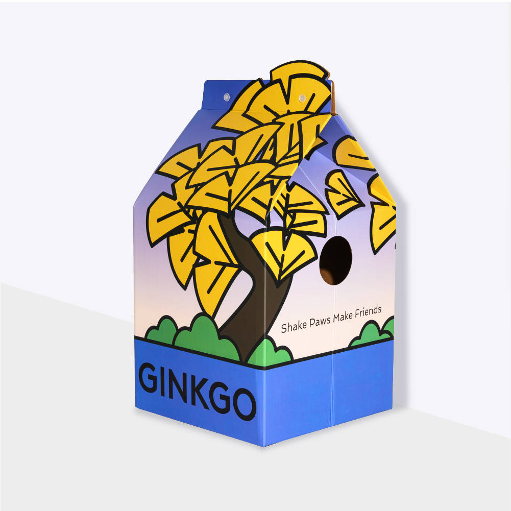 Bonsai MilkBox Cat House & Scratcher - #Series 02