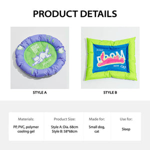 Boom Boom Cat Pet Cooling Bed