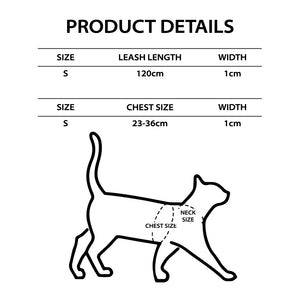 Pet Harness and Leash Set