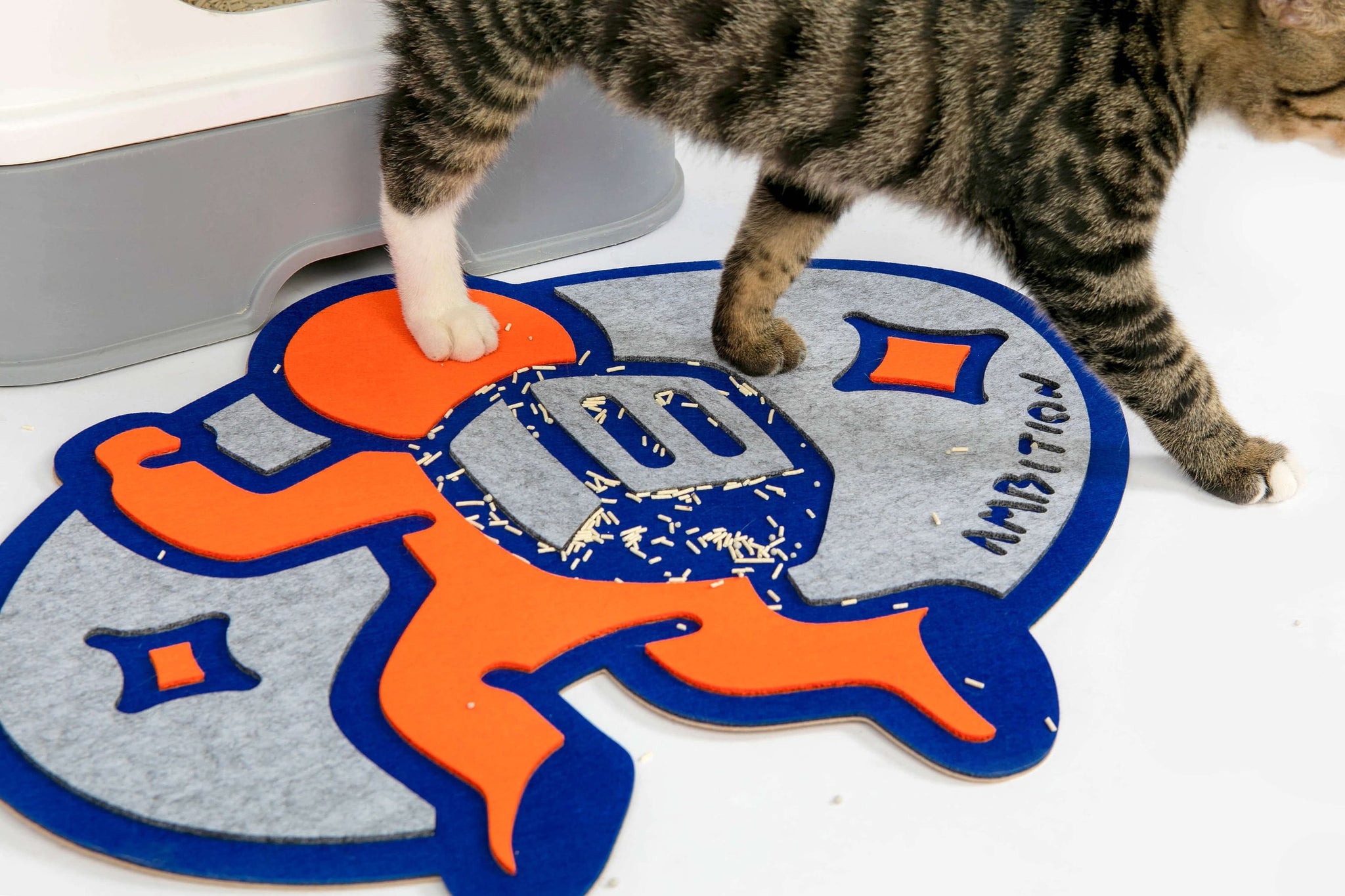Felt Litter Mat - #Astronaut
