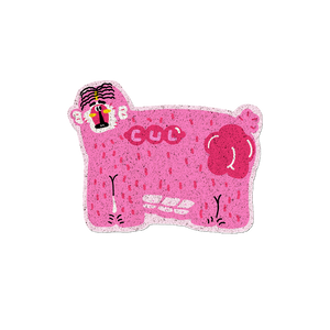 Cute Animal Monkey Design Pet Litter Mat by Case Uni Lemon