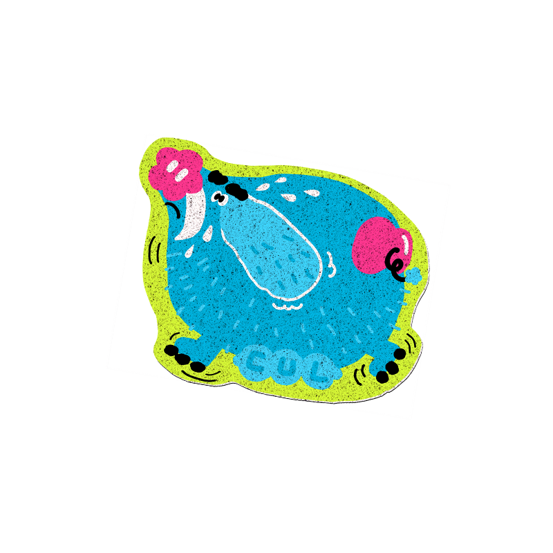 Cute Animal Pig Design Pet Litter Mat by Case Uni Lemon