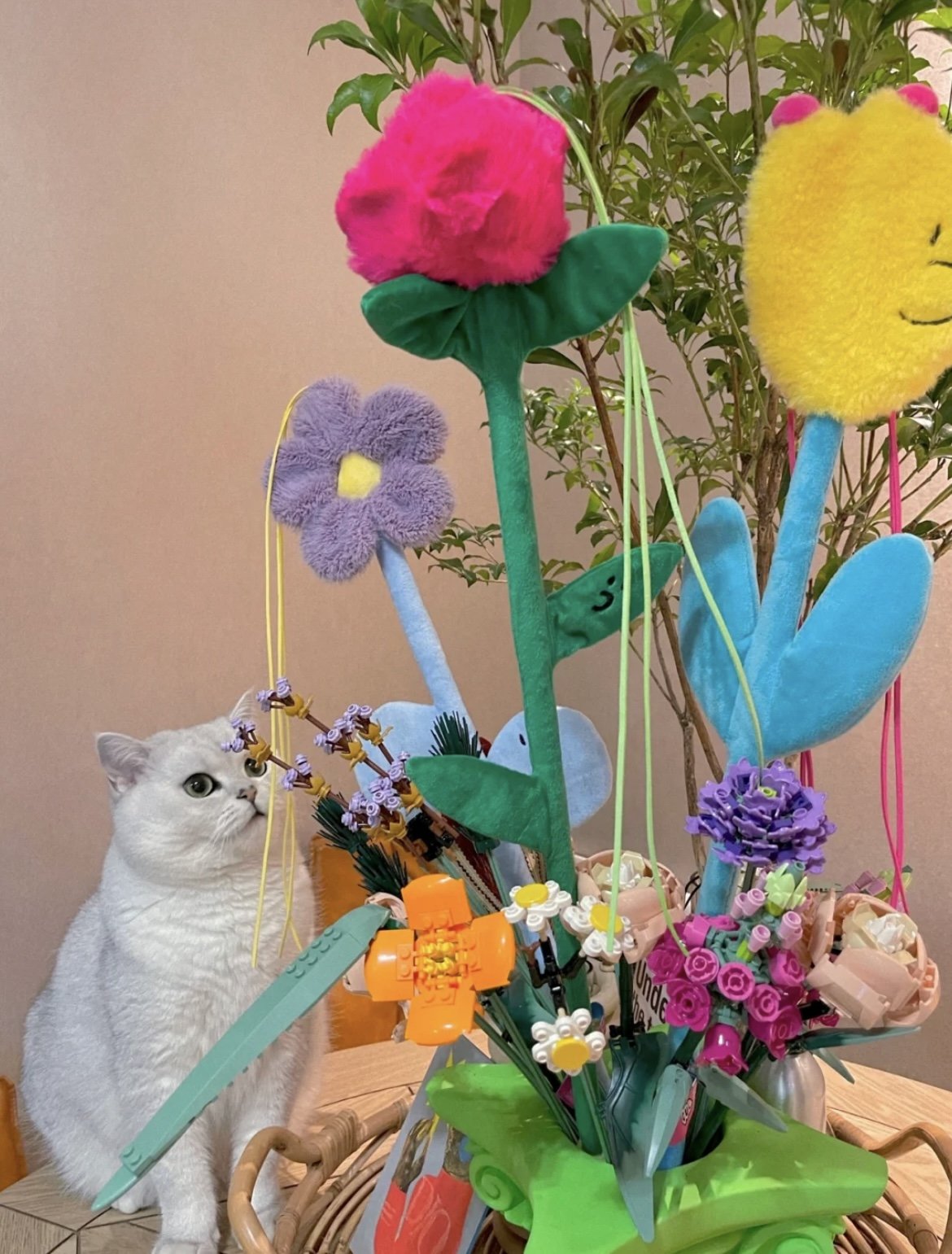 Flower Cat Wand + Home Decor
