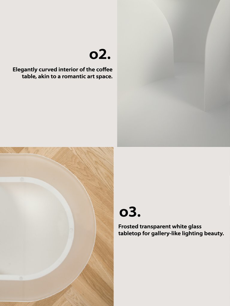 Pet-friendly Furniture, Cave Tunnel Coffee Table - #White