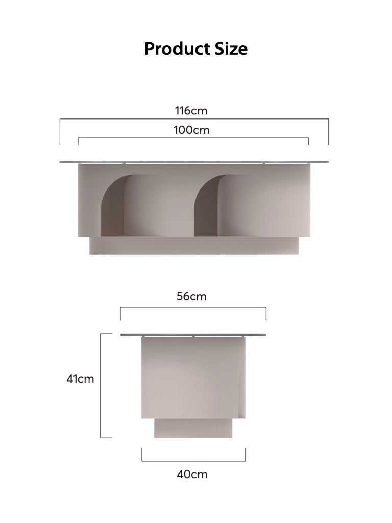 Pet-friendly Furniture, Cave Tunnel Coffee Table - #Black
