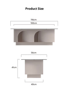 Pet-friendly Furniture, Cave Tunnel Coffee Table - #Black