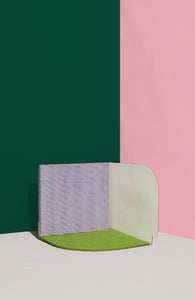 3-Dimensional Design Cat Scratcher Green by Purrre