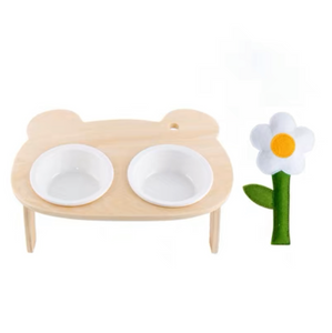 Daisy Flower Standing Pet Bowl - #Double Bowls