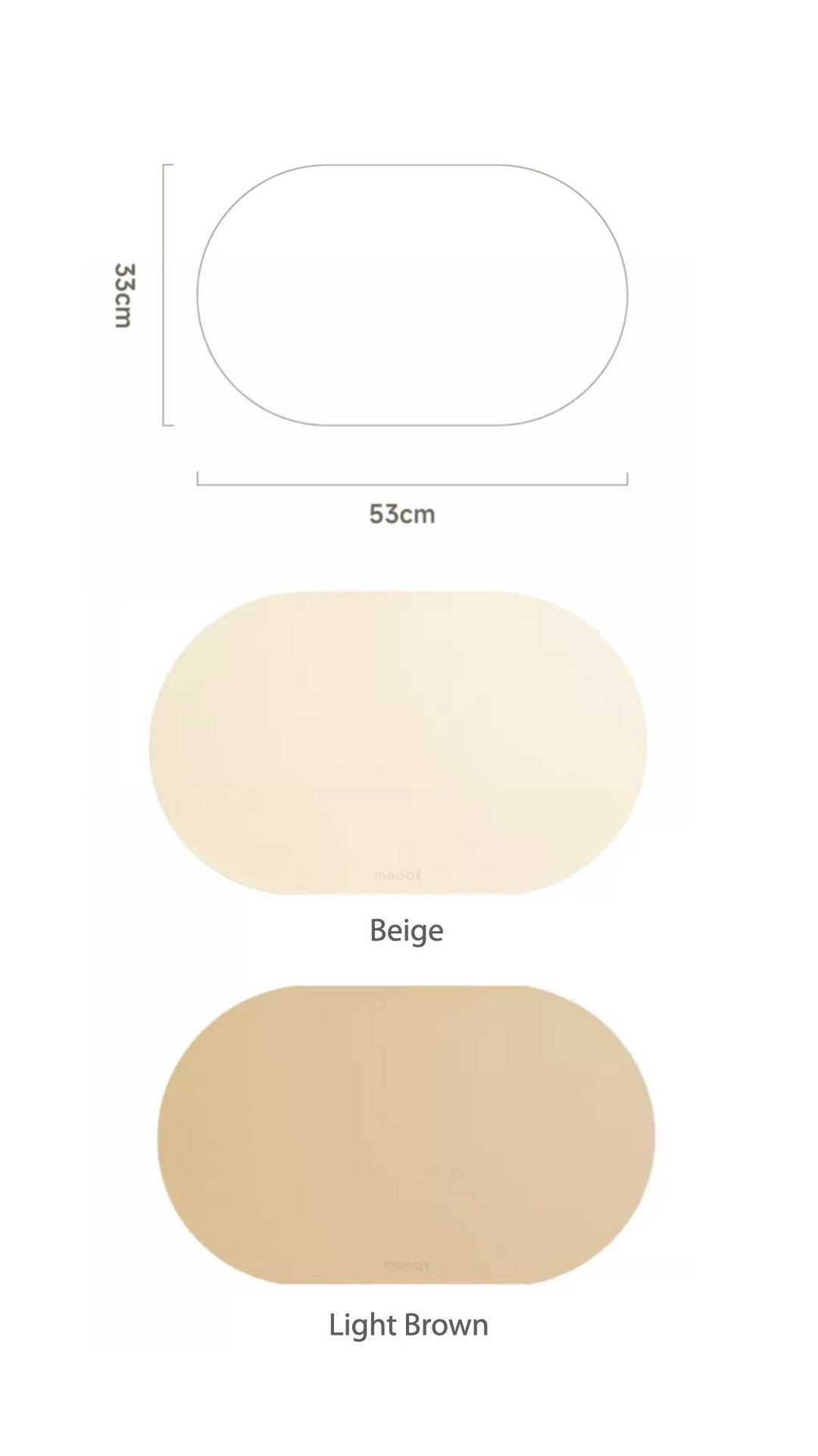 Gulu Placemat | Sleek Pet Dinning Mat